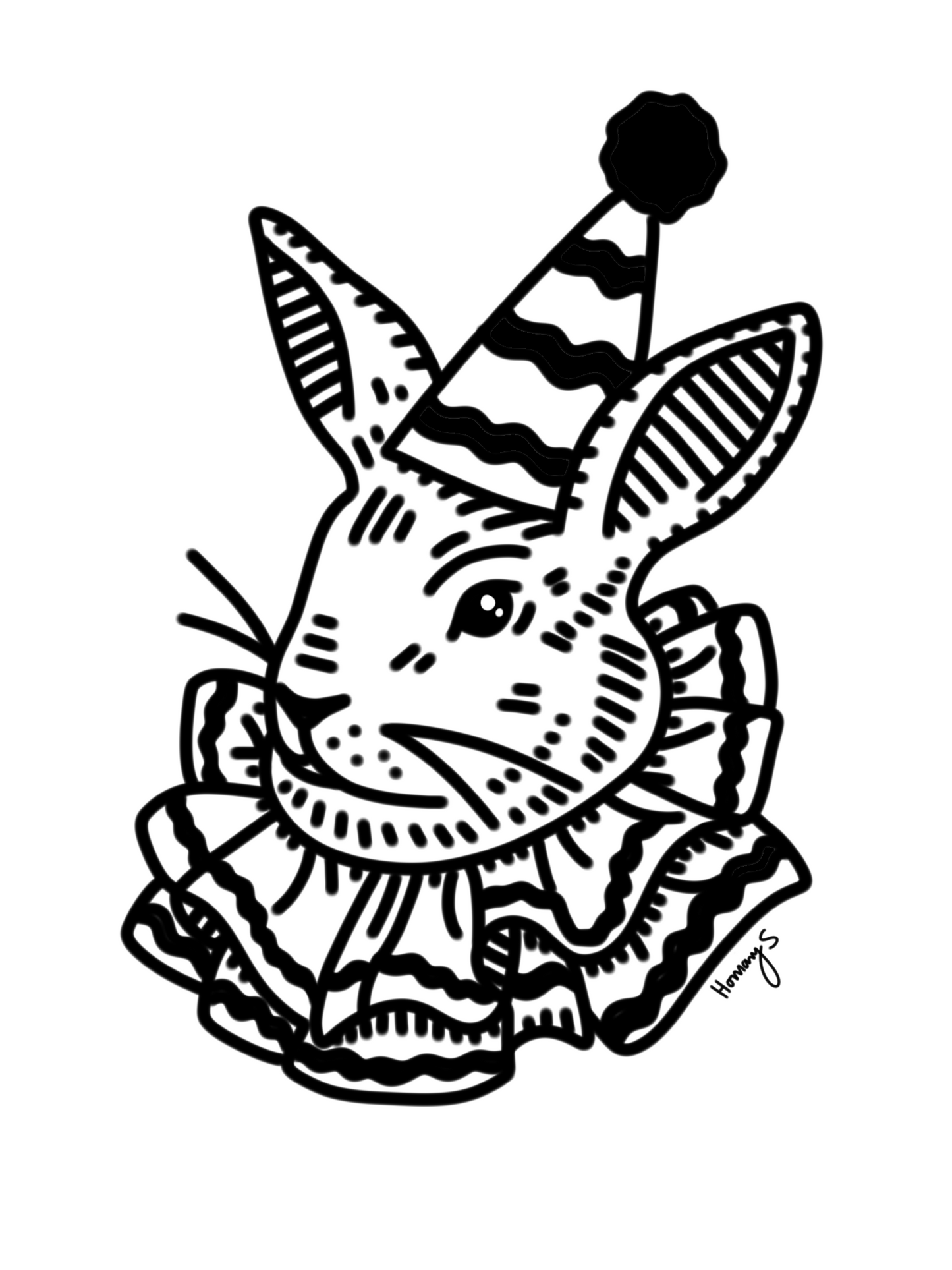 Clown bunny
