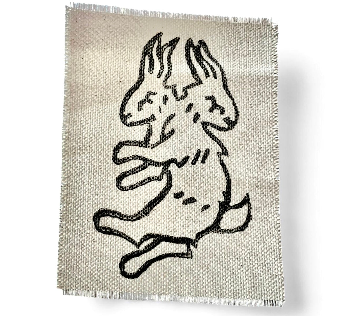 double headed rabbit patch