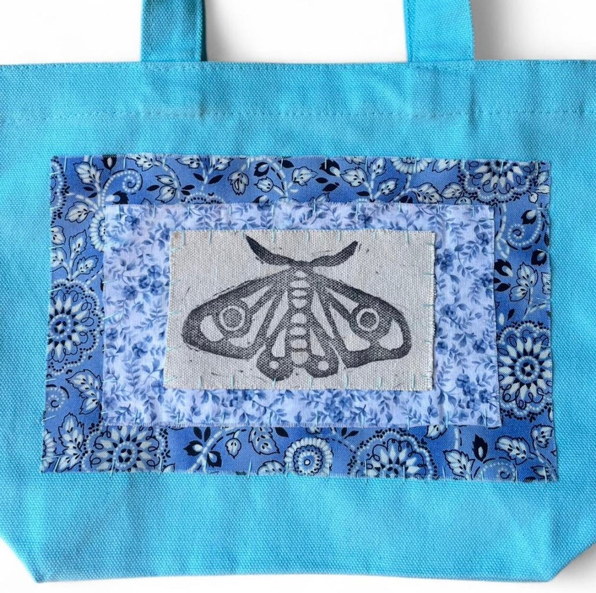 blue moth M bag