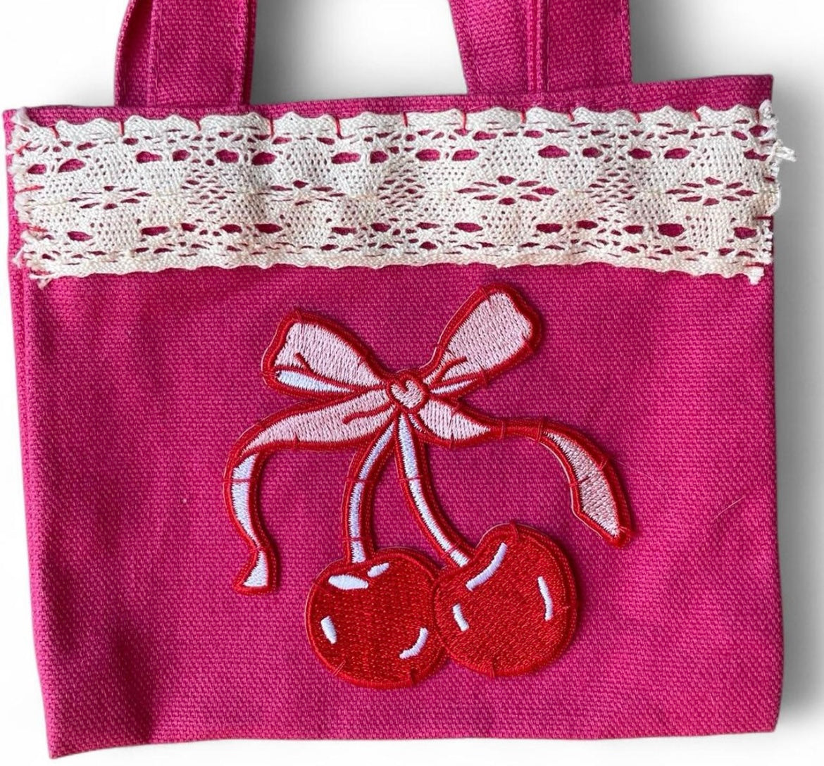 pink cherry S bag