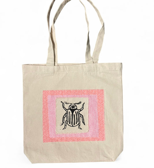 Pink beetle L bag
