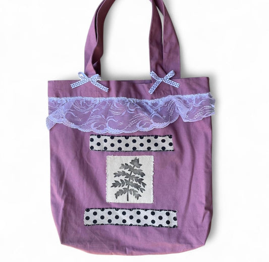 polka dot fern XL bag