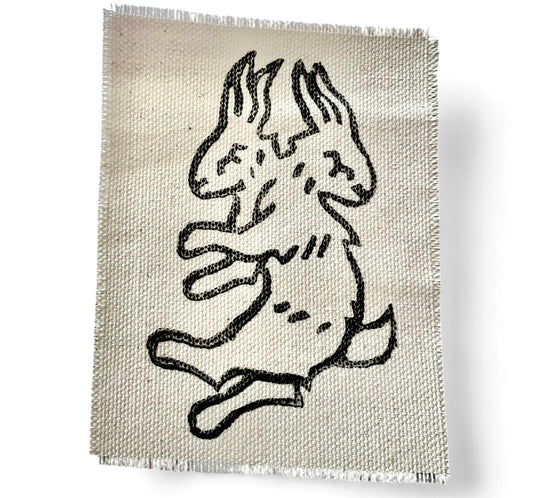 double headed rabbit patch