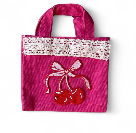 pink cherry S bag