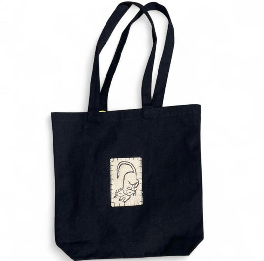 black double headed rat L bag