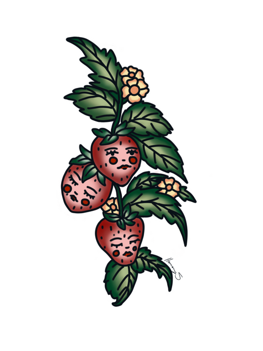 Strawberry print